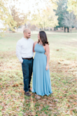 I went with the slate blue dress for my engagement pictures since that will be the colors of my wedding, and it was beautiful. It photographed lighter (with editing from the photographer as well) than it looks in person, but it is a very pretty, flowy dress that was comfortable throughout the entire shoot. Photography by JParker in Raleigh, NC. - Brittany R.