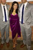 I wore this dress for a wedding. It's super comfortable and the material stretches, but it still gives you a great shape in the bodycon. The front gathering of material is very flattering as well. - Meghin B.