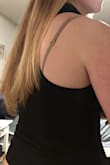I was surprised that this was double-layered as well as shorter than expected.
Still a really cute top. Material is pretty thin so double-layer makes sense. Back shows my normal bra though so need to figure that out. - Marianna H.