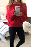 I always get compliments on this sweater when I wear it. The color is nice and it's not itchy at all. - Joanna F.