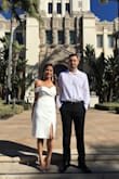 It was the perfect dress for my courthouse wedding! Sexy but classy! I loved that it is body hugging but not tight... The only thing that I had to touch up were the sides under the armpits because they were a bit loose and I didn't want the girls to show too much. Otherwise, I felt like I was one of the candidates in Miss Universe! - May M.