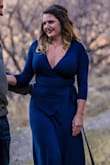I wanted to love this dress. In the mirror it was perfect. I had my engagement photos done in this dress and it wasn't until I got the photos back that I realized it showed every bump! The dress is thin. - Crystal R.