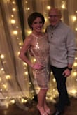 This dress fit perfectly! And the gold was perfect for New Years Eve. It fit snug, but not tight and was super comfortable. - Nora H.