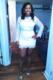 I absolutely loved the dress! It fit great, even after gaining 14lbs (the material allowed for a "little" stretch) - Sherekia F.