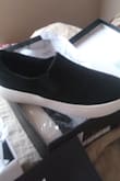 I love these slip on suede kicks! I have a bad hip and need the support. These shoes are well made and give me a good support for my feet and hips. Plus I love the little gold heart on the back. - Dana C.