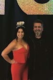 Jumpsuit was absolutely gorgeous! I am usually a medium, but I ordered large. Fit well but a little loose around the bust. 
Had it hemmed since I'm short.
Lots of compliments and it was perfect for New Years Eve. - Kathleen E.