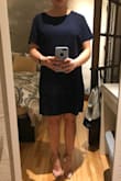 It is a nice dress, but my least favourite from Lulus so far. I am an X-shaped woman and this dress is not very flattering. The shape is to square and best for woman less curvy. I am a 32DD, so the chart suggested to take a medium. I can understand since the fabric is not stretchy, but I think I could have gone with a small. The last thing is that the fabric was making a LOT of static. I don't know if it's winter temperatures but it was insane, and if you are tall, it will be a very short dress! - Chloe D.