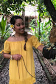 I love this dress. I wore the yellow one on vacation in Bali & it was so comfortable. I spent the whole day site seeing & touring and it was perfect. I ordered it in black too! - Jurina C.