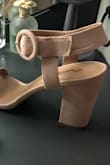 I love these shoes. They fit perfect and are comfortable and very pretty on.
I love they won't sink into the grass too! Kinda a suede feel to them. - Emily H.
