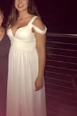 I wore this at my wedding reception and it was perfect!!! Just sexy enough to switch it up from my daytime dress without being too revealing for more conservative family members. I had the straps altered to be a little shorter. The dress was plenty long enough with heels. Super comfortable and flattering. LOVE! - Katelyn D.