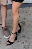 These looked perfect with my LBD! Definitely a closet staple. I didn't get any blisters & I wore these for around 5 hours also. - Angelena L.