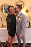 Just got this dress for our friend's winter wedding and received compliments all night long! I'm also 5 months post having a baby, and it could not have been the more perfect dress. Sophisticated but also sexy! Thick, stretchy material. Was the perfect dress - thanks so much! - Sarah P.