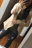 I think I am in between sizes. I am generally an extra small, but this jacket is a bit small across athletic shoulders and back. I think if I ordered small it would be too big. I am not sure if I would order the small due to the hassle of buying and returning. - Sharon S.