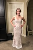 It was the perfect amount of fancy for my rehearsal dinner, and yet I did not feel overdressed. Fit great- a little snug in the chest, but overall very happy with the dress! - Kristen D.