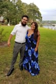 Being able to tie the dress secured in the top, it is a stretchy waist band, very flowy. I only had to hem the length by 1/2 inch with the wedges I had on. Gorgeous dress! - Krista M.