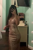 It is so cute & fits great on my body type. The glitter unfortunately falls off with every step I take, but still a good buy. - Rebekah M.