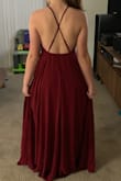 This is the most gorgeous dress ever! It's one of the best dresses I've ever had! Even though I'm very tall, it did have quite a lot of extra material at the bottom. I'll have to get it hemmed (like 4 or so inches!). For my height a small would probably be the right length, but the medium was the right size for my waist and hips. It's very gorgeous and fit me perfectly everywhere else. It's also soo flowy and extremely flattering. - Emily S.