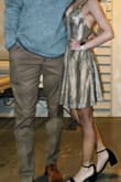 I got this dress for a work holiday party in downtown Seattle, and I was honestly surprised at how short it was in the back even though I'm only 5ft tall. I loved it so much that I wore a longer black knitted cardigan/shall with it at the party and took it off for the bars afterwards! - Adriana P.