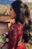 Elegant and fitting. Would def recommend. The back is so cute as well! So many different styles in one dress - Paula C.