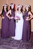 I got this dress for my bridesmaids last year. They ALL fitted perfectly, I ordered a size S, a size M and a size XS and they literally just had to put them on. No hem, nothing needed to do to them! they look amazing all of them. The fabric is very stretchy, kinda like a soft spandex, and since it is a tie up dress you can wear it in many different ways! I highly recommend this dress, I fell in love with it and it served it's purpose at such an affordable price! I got 3 of them for less than 200 USD! AMAZING! - Monica G.