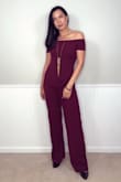 I absolutely loved this jumpsuit from the color to the material, all the way to the classy style that I felt way confident in! The only thing I'd mention is that if you have a long torso, this jumpsuit will NOT fit well. So please make note of that when considering purchasing this! Otherwise it's fabulous! - Regina C.