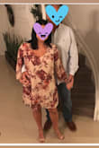 I bought it for Thanksgiving and every body love it. I normally don't wear dresses with flowers or any other stamp, but the dress is beautiful. I do believe it's a little bit big, just a bit, but not noticible. - Connie B.