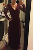 I love this dress and I cannot wait to wear it for my friends wedding next winter!! The lace is soft with just enough give since I got an extra small to make sure it fit flush to my form as I'm tall and narrow and I'm prone to gapping. That will not be happening for me in this dress! The quality of the skirt is beautiful and falls elegantly. Perfect length for me even with a small heal (I'm tall, it's an issue sometimes!) thank you Lulus for delivering a fabulous product again!! - Aly V.