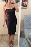I'm def keeping this to wear to a wedding! I love the plum color but I bet the copper is gorgeous too! Love the fit, I'll just take the waist in a smidge. - Nicole S.