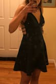 I would have ordered a smaller size since I'm not very big up top and the straps were a little loose. Besides that the dress was beautiful! - Elicia E.
