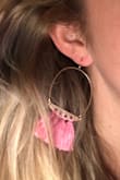 Easy to wear. These are beautiful light earrings that you can wear all day. - Jessica K.