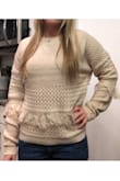 This sweater is exactly what I was looking for. Perfect fit, comfy, and the fringe adds some fun to it. - Chelsea C.