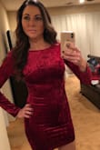 I was very pleased with this hot little number. It did shimmy up when I danced, but I kept that in check! - Erin L.