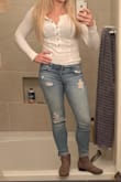 I love this top, slightly sexy and perfect for pairing or by itself. I love that the bodysuit won't give panty lines. - Kayla T.