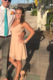 I ordered an extra small because of other reviews saying it runs a little big. I was very relieved once I tried it on. XS for me was perfect. I'm usually a small. Loved the quality of this dress and the color. I am always satisfied with Lulus quality, comfort and style. Thank you! - Brooke G.