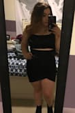 This dress is an awesome fit and right in time before I go to Vegas for my birthday! It doesn't have a zipper which is great because I can just slip it right on. Everything is in the right place! I was worried because it's a bodycon, and my not so confident self was worried, but GIRL..... THIS IS CUUUUUTE. - Amy M.
