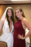 I selected this dress for my bridesmaids, and it fit all of them beautifully. The color was stunning, especially for Fall! My wedding was outside, and the way the dress blew in the wind was just magical! Perfect dress for a great group of girls on my wedding day!! All my girls said they loved dancing in it, and that it was perfectly light and comfy! Great for all body types and coloring! - Danielle G.