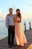 I love this dress! I wore it for my engagement shoot and it looked elegant and beautiful. It was a little loose on my cleavage area but it just made the dress look sexier, not big. - Akanksha P.