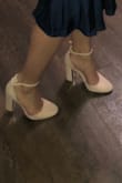 These shoes were even better than I expected! Very comfortable and stylish. Especially when ur a mom and can't do skinny heels. If they sold this in gray, I'd buy it too. - Rosie A.