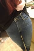 I am so in love with these jeans! I normally don't spend this much on a pair of pants but I love the look of the dark wash and high waist, so after reading the other reviews I decided to splurge. I am so happy I did, these jeans are amazing! Epic amount of stretch, they keep their shape, and the high waist sits perfectly. I have short legs so they are a bit long on me but I just rolled them up a tiny bit and cuffed them and it still looks great. I wish they had other color options available, I would buy them all! Treat yourself and get a pair! - Rebecca W.