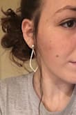 I bought these for a dance I was going to, but was limited because I got my ears pierced for the first time about 2 months ago (so I can only wear studs still), and this was my way around that! I was stoked when I found them and they have just the right amount of sparkle but are still simple and elegant at the same time. I thought they would be heavy, but I barely notice them other then them dangling of hitting my neck. Best earrings ever and I'll wear them for every event I can in the future! - Taylor G.