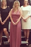 This dress was perfect for an awards gala, true to size and can be changed into SO many different styles making it different dresses. - Katy C.