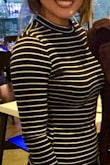 This shirt is very stretchy, which was exactly what I was looking for. Very soft. - Tammy H.