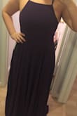 I always buy my dresses from Lulus, and I am never disappointed!! Always fits, just needs a little hem. 
Can't wait to wear it to a wedding in the fall. :) - Gina B.