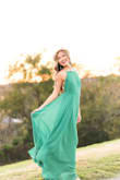 I've been seeing this dress a lot on social media in different colors. It's a popular choice for engagement photos and as bridesmaid dresses. I like the style and color options. However, it is very difficult removing this dress by yourself. On the day that I had the photo-shoot done with this dress on, my photographer had to help me remove it. Another drawback is that it is on the heavier side due to more fabrics on the bottom. It's still a pretty dress and I originally planned to purchase another one in a different color but after having it on I won't be making a second purchase on this particular style. - Kimmy H.