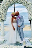 It's really a perfect dress for my beach wedding :)
I will have to shorten it a bit but that's okay. The top part needs no alteration for me. It's a delicate dress, not heavy at all. - Andreea B.