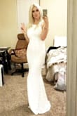 I wore this to a very pricey fundraiser gala and it was beautiful; I received many compliments and really stood out. The length was perfect (I'm 5'10). It was warm as it is 2 layers, straps are adjustable, it was just lovely. - Elle P.