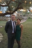 I love this dress and color. I wore it for the wedding and got compliments on it.
The material is good and gorgeous. I ordered x-small so it runs a little small but still love it. - Vipada E.