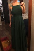 This dress is just what I needed! I probably could've gone with a medium but I am having to alter the length anyways. I was mainly worried about the bust area fitting right! But I am so in love. - Ashton T.