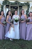 This dress was the perfect choice for my wedding. All the bridesmaids wore it so well, and it was beautiful on them! Taupe color was perfect! Very flattering and comfortable! Highly recommend. - Claire K.