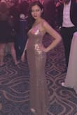 I wore this to a hotel party for NYE this year. Except for getting it altered for my height (since I am only 5'2"), the dress fit perfectly. It was beautiful! - Hong N.